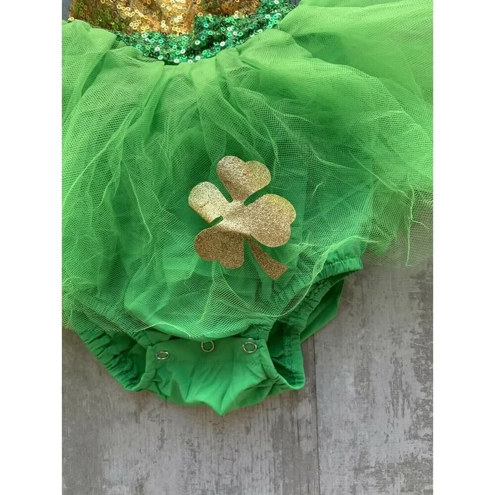 Los Angeles Boutique Baby Toddler St. Patrick's Day St. Paddy's Outfit 18-24 M
